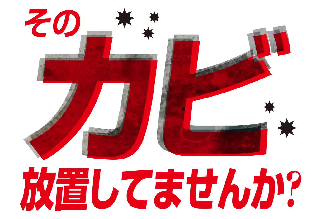 そのカビ放置していませんか？